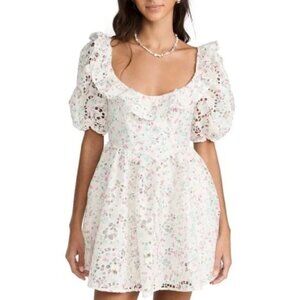 For Love and Lemons Magnolia Floral Mini Dress CD2923 Size S NWT